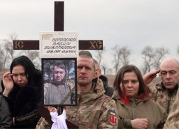 У Краматорську поховали захисника ЗСУ, який загинув у боях на Куп'янському напрямку