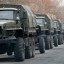 В районе н.п. Самойлово вблизи границы с РФ замечены грузовики военного типа