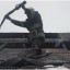 В Луганске сгорела крыша жилого дома