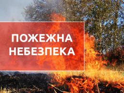 Найближчими днями на території Донеччини переважатиме надзвичайний рівень пожежної небезпеки