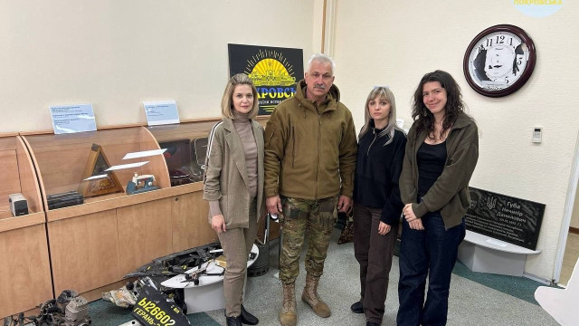 До музею Покровська передали уламки дронів та двигуни