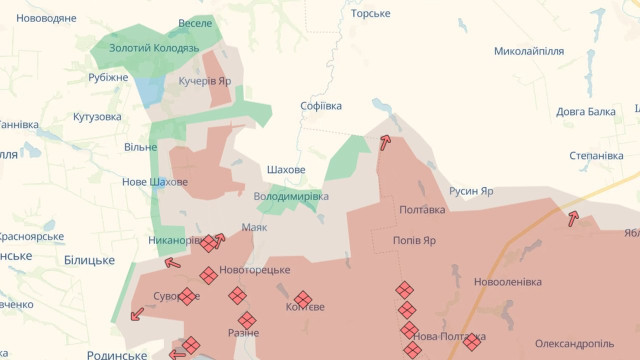 На Добропільському напрямку ЗСУ продовжують успішний контрнаступ