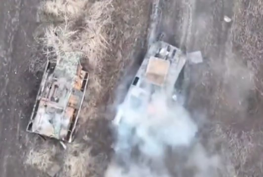 ЗСУ нищили ворожу бронеколону російських окупантів на Мар'їнському напрямку