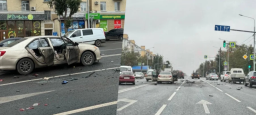 У центрі захопленого Луганська підірвали автомобіль російського окупанта