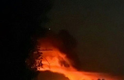 В ніч на 4 лютого рятувальники гасили пожежу в Краматорську