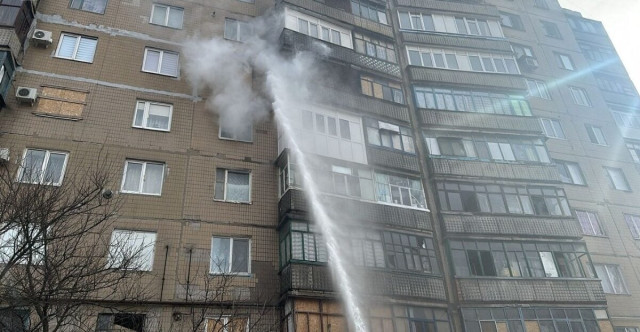 За добу на території Донецької області рятувальники ліквідували 10 пожеж