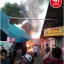 В Донецке горит рынок на Текстильщике