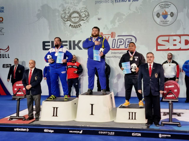 Спортсмени з Донеччини здобули 22 медалі на ЧС з пауерліфтингу в Ісландії Спортсмени з Донеччини здобули 22 медалі на ЧС з пауерліфтингу в Ісландії