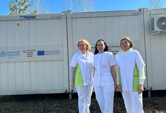 Модульний медпункт Торецької громади продовжує свою діяльність у Житомирській області