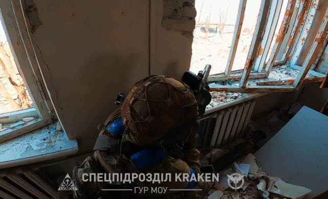 Бійці спецпідрозділу «КРАКЕН» показали кадри бою за місто Часів Яр на Донеччині