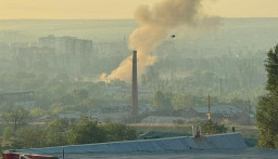 У Словʼянську ворожий дрон "Герань-2" влучив у житлову зону – жертв немає