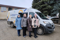 Черкаське на Донеччині зустріло мобільний центр зайнятості