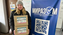 Понад 134 тонни допомоги: Донеччина отримала продуктові набори, ліки та будматеріали