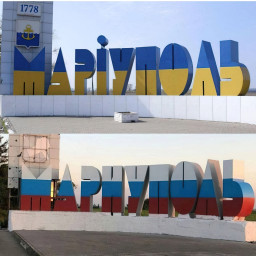 Росіяни перетворили український Маріуполь на місто триколорів