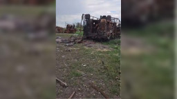 На трасі Т-05-15 біля Мирнограда виявили значне скупчення знищеної бронетехніки