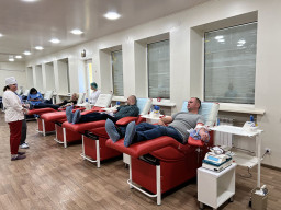 На Донеччині газовики зі Слов'янська здали кров для бійців ЗСУ