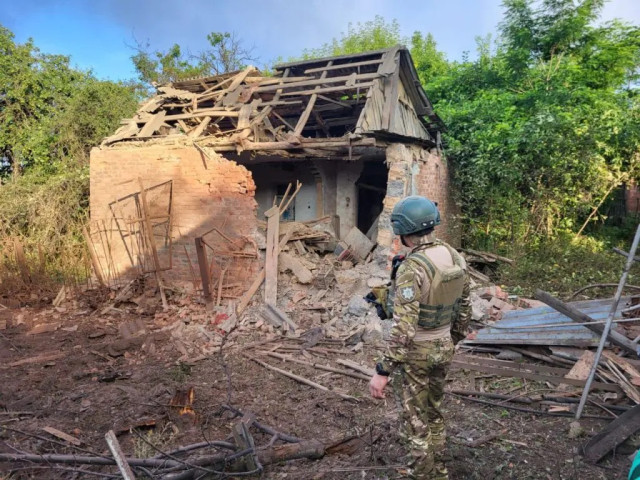 Рашисти обстріляли село Нескучне в Донецькій області Рашисти обстріляли село Нескучне в Донецькій області