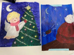 Малюнок юної переселенки з Донеччини стане частиною різдвяної традиції Шотландії