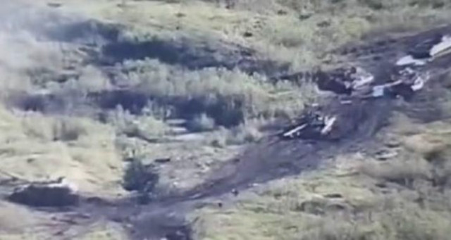 Під Бахмутом було знищено російські танки Т-90 Під Бахмутом було знищено російські танки Т-90