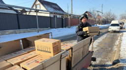 Рятувальники доставили 500 кг гуманітарної допомоги до прифронтової Миколаївки на Донеччині