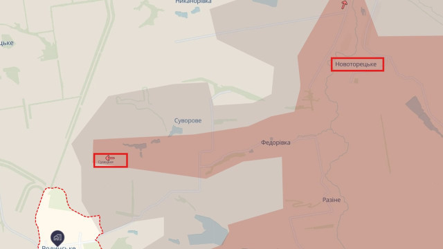 Росіяни захопили нові позиції під Сухецьким і Зеленим Полем &mdash; DeepState