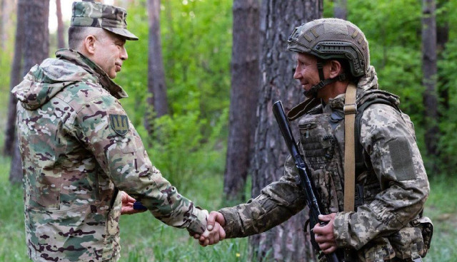 Військові полку "Скала" отримали нагороди від головнокомандувача на Покровському напрямку Військові полку "Скала" отримали нагороди від головнокомандувача на Покровському напрямку