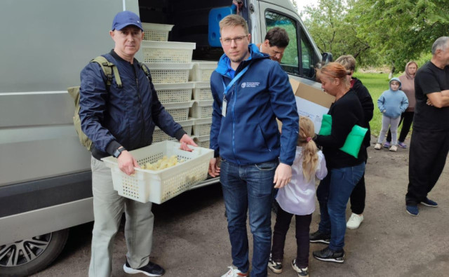 Святогірська громада отримала 15 тисяч голів молодняку птиці від FAO