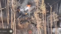 "Азов" знищили російський танк на Кремінському напрямку