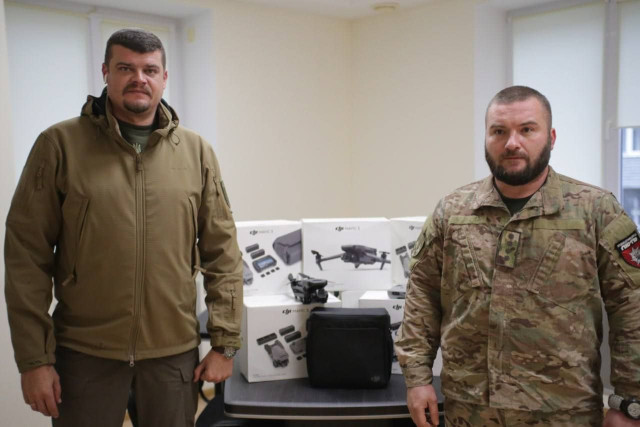 Партію дронів DJI Mavic 3 отримали українські захисники на Луганщині