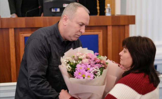Матері загиблого Луганського прикордонника вручили орден «За мужність» III ступеня