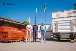 Піротехніки Донеччини отримали гуманітарну допомогу від Міжнародного комітету Червоного Хреста