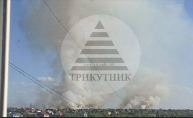 У окупованому Луганську було чутно потужний вибух У окупованому Луганську було чутно потужний вибух
