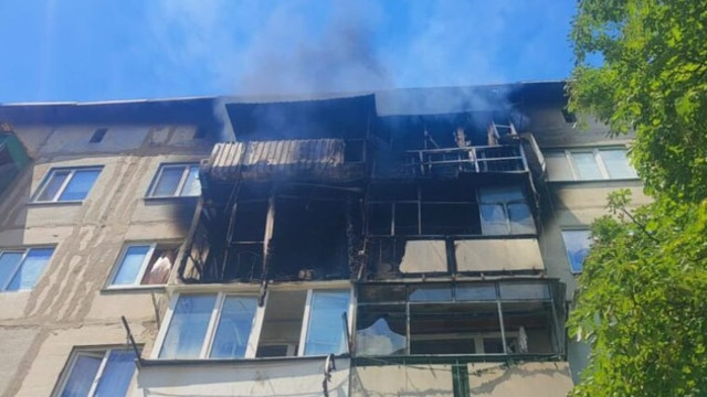 Чотири будинки та гараж пошкоджено у Краматорську, у Дружківці горіла квартира у багатоповерхівці