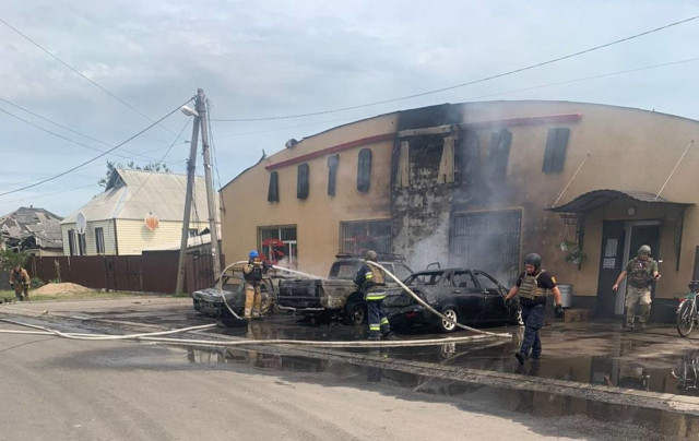 Рашисти атакували Лиман у Донецькій області Рашисти атакували Лиман у Донецькій області