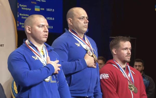 Гімн України лунав на честь переможців з Краматорська на чемпіонаті Європи з паверліфтингу