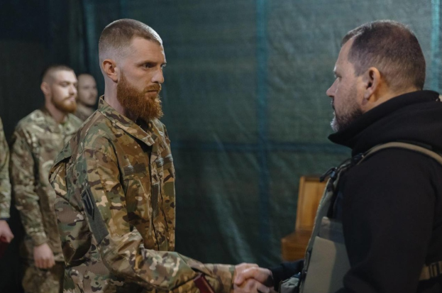 На Донеччині бійці бригади «Азов» були відзначені орденами та відомчими відзнаками