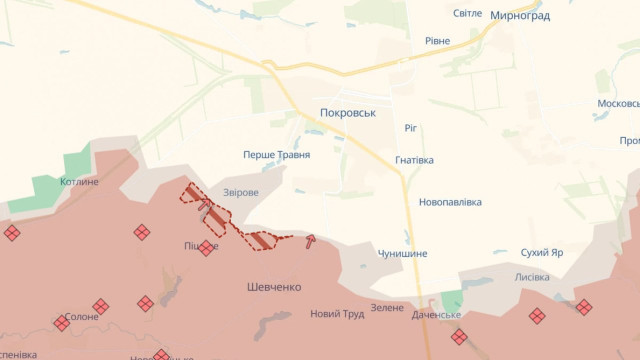 Російські окупанти просунулися біля трьох населених пунктів - DeepState Російські окупанти просунулися біля трьох населених пунктів - DeepState