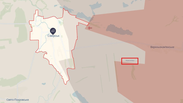 Росіяни просунулись у напрямку Сіверська: частина міста перейшла в сіру зону - DeepState