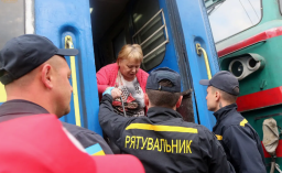 На Рівненщину прибув дев'ятий евакуаційний потяг з Донецької області