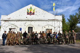 Святогірськ відзначив річницю звільнення від російських окупантів