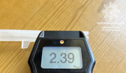 У Слов'янську затримали п'яну водійку, яка перевищила норму алкоголю у 12 разів