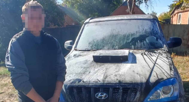 Суд Слов'янська виніс вирок мешканцю Донеччини за підпал авто ЗСУ: 8 років за ґратами