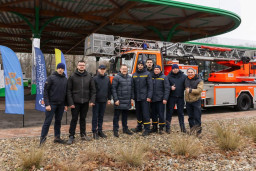 Служба порятунку Донеччини отримала новітню пожежну автодрабину