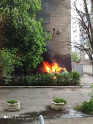 В Донецке возле здания &laquo;Ворошиловского РОВД&raquo; взорвался  автомобиль