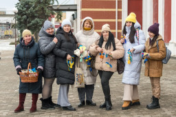 Молодь Донеччини вшанувала захисників України до Дня Збройних Сил України