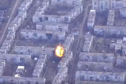 ЗСУ завдали потужного удару по штабу російської армії в тимчасово окупованому місті Селидове