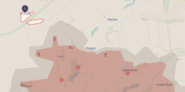 Окупанти намагаються захопити селище Котлине, щоб перерізати трасу Т 0406 «Покровськ – Межова»