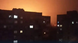 Потужна пожежа на нафтобазі в окупованому Шахтарську