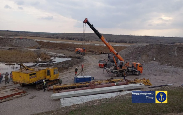 Окупанти планують поліпшити свою логістику на Донеччині: будують три нові мости