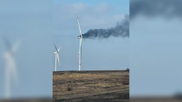 Росіяни вдруге за тиждень атакували вітряну турбіну в Краматорську